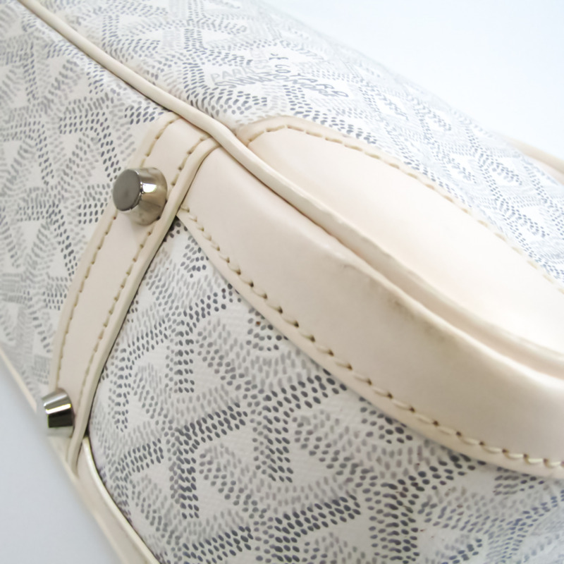 【日本直送】Goyard Saint Martin ABA120071 中性皮革手提包,單肩包 Off-white,White-3