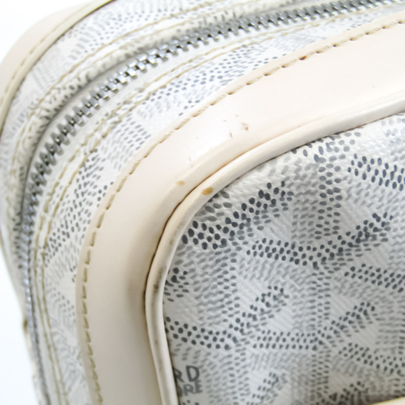 【日本直送】Goyard Saint Martin ABA120071 中性皮革手提包,單肩包 Off-white,White-4