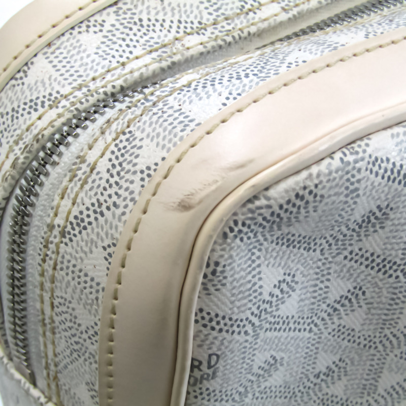 【日本直送】Goyard Saint Martin ABA120071 中性皮革手提包,單肩包 Off-white,White-5