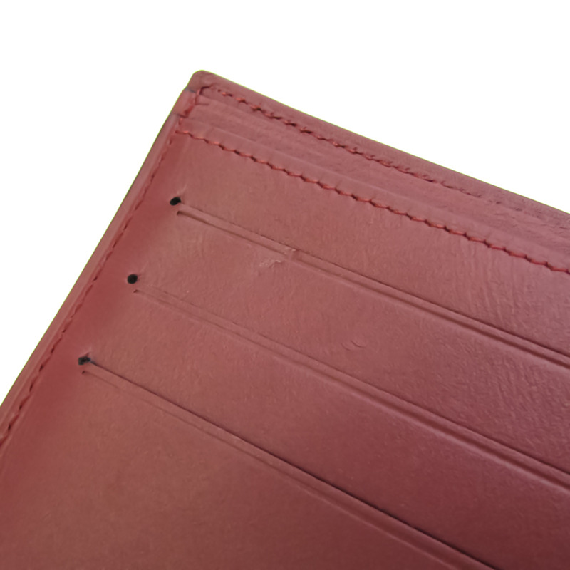 【日本直送】卡地亞男士皮革錢包（雙折）波爾多，棕色-7
