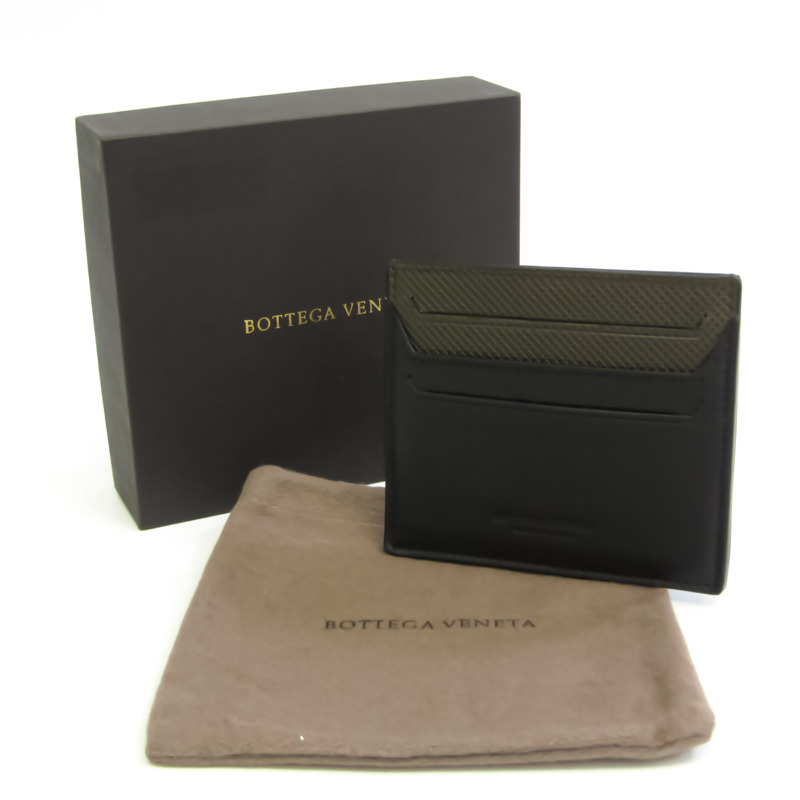 【日本直送】Bottega Veneta 皮革卡包 黑色,卡其色-7