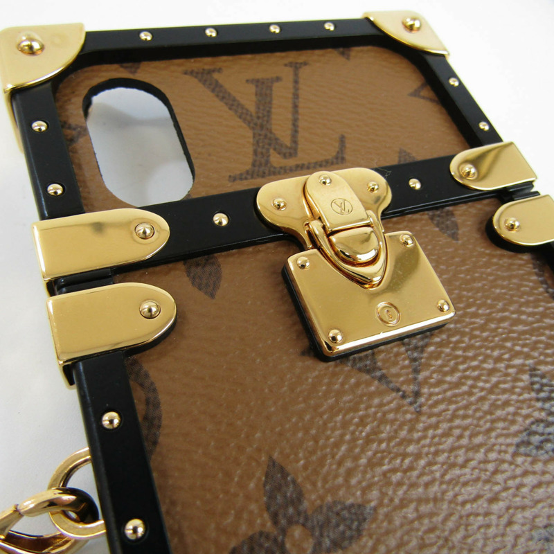 【日本直送】Louis Vuitton Monogram Reverse Monogram Reverse Phone Rugged Case For iPhone X Eye trunk IPHONE X iPhone case M62619-2