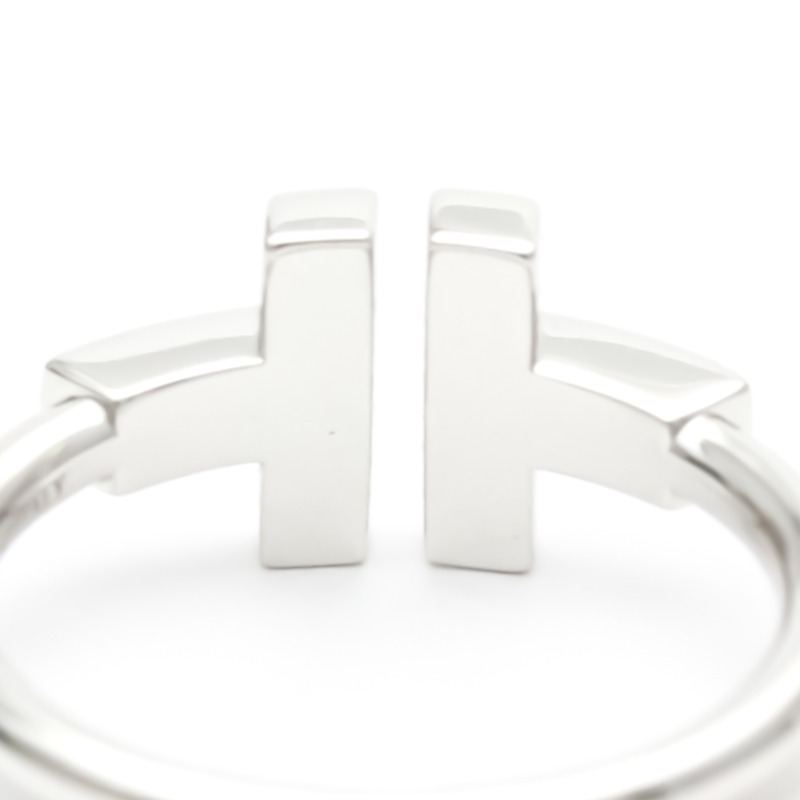 【日本直送】Tiffany T Wire 戒指白金 (18K) 時尚鑽石,綠松石戒指-4