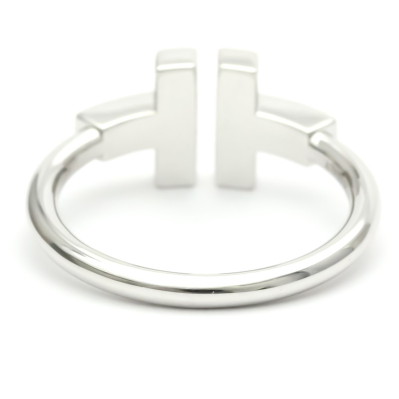 【日本直送】Tiffany T Wire 戒指白金 (18K) 時尚鑽石,綠松石戒指-5