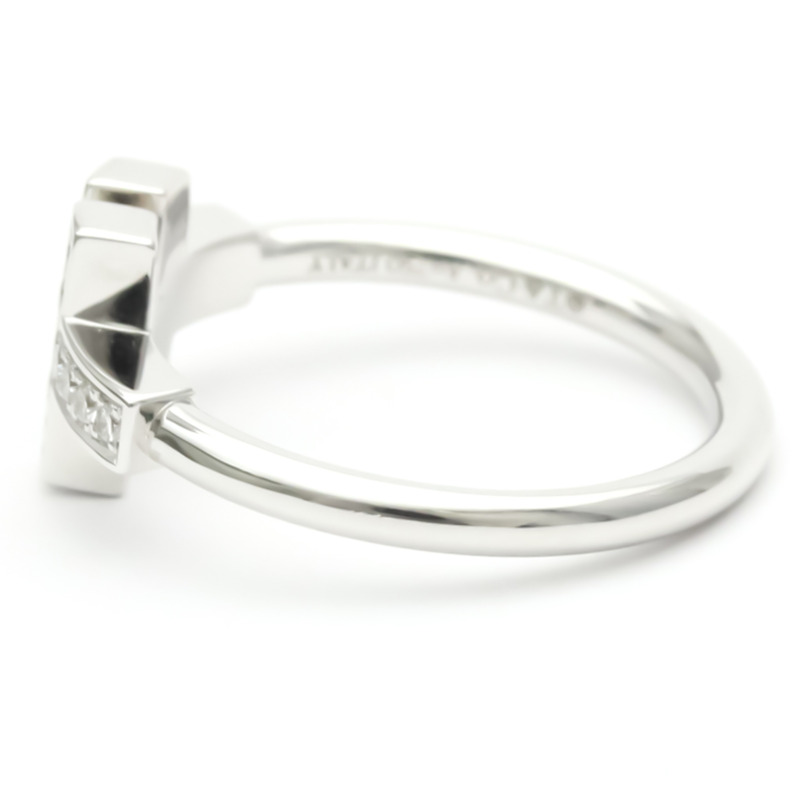 【日本直送】Tiffany T Wire 戒指白金 (18K) 時尚鑽石,綠松石戒指-8