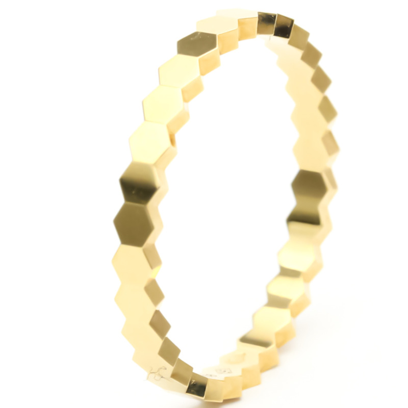 【日本直送】Chaumet Be My Love 蜂窩狀戒指 黃金（18K）時尚無石戒指-1