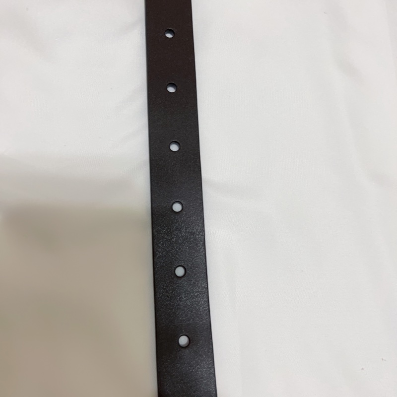 《近新》UNIQLO 女純正牛皮皮帶M/ 「深咖啡色」基本經典款 素雅 舒適百搭 真皮耐用 原價990省$402-2