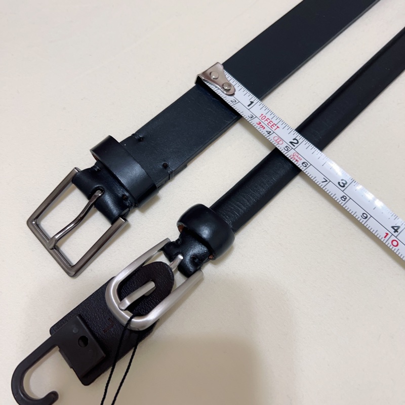 《近新》UNIQLO 女純正牛皮皮帶M/ 「深咖啡色」基本經典款 素雅 舒適百搭 真皮耐用 原價990省$402-5