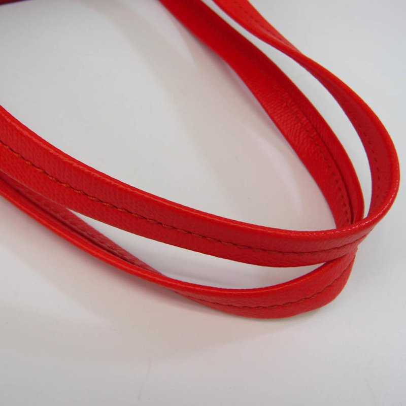 【日本直送】Celine Cabas Phantom S 女式皮革托特包紅色-6