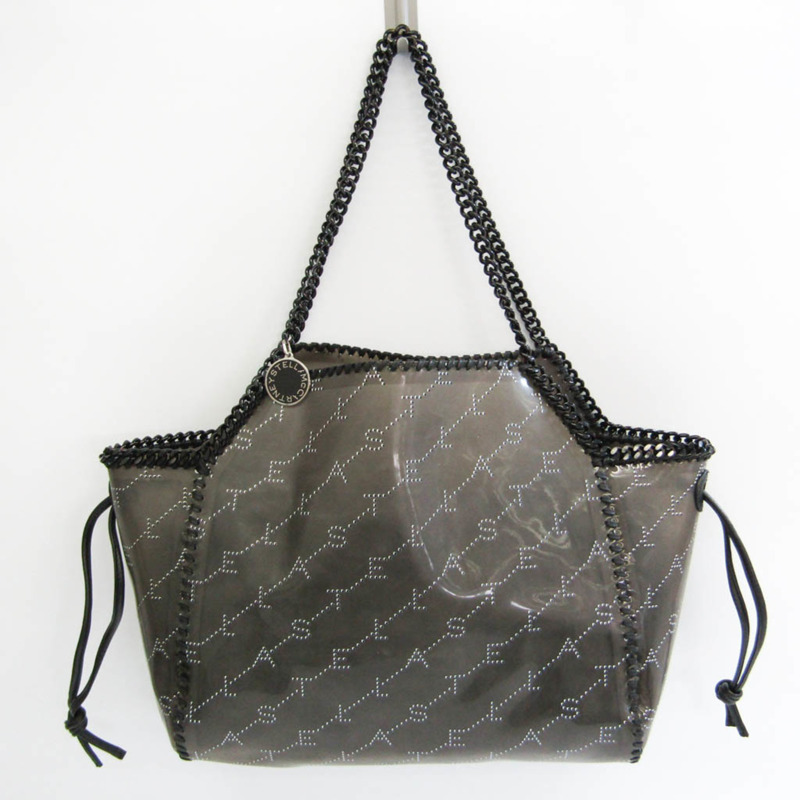 【日本直送】Stella McCartney 557962 女裝,男裝 PVC,仿皮托特包 黑色-0