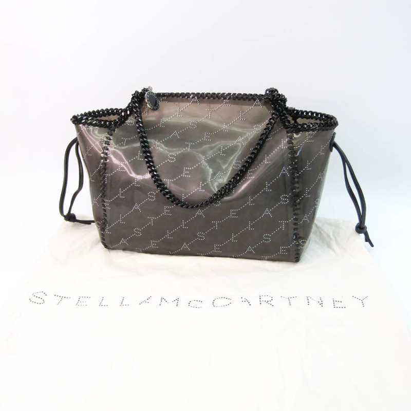 【日本直送】Stella McCartney 557962 女裝,男裝 PVC,仿皮托特包 黑色-9