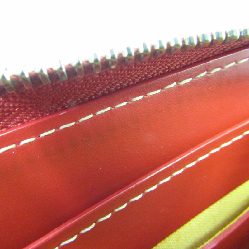 【日本直送】Goyard Matignon 女士,男士帆布,皮革長錢包(雙折)紅色【限時大折扣!!全面現打9折】-7