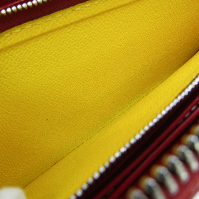 【日本直送】Goyard Matignon 女士,男士帆布,皮革長錢包(雙折)紅色【限時大折扣!!全面現打9折】-8