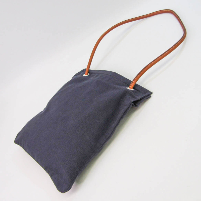 【日本直送】Hermes Sac Aline 061643CK 女式 Toile Officier,皮革單肩包海軍藍,紅色-1