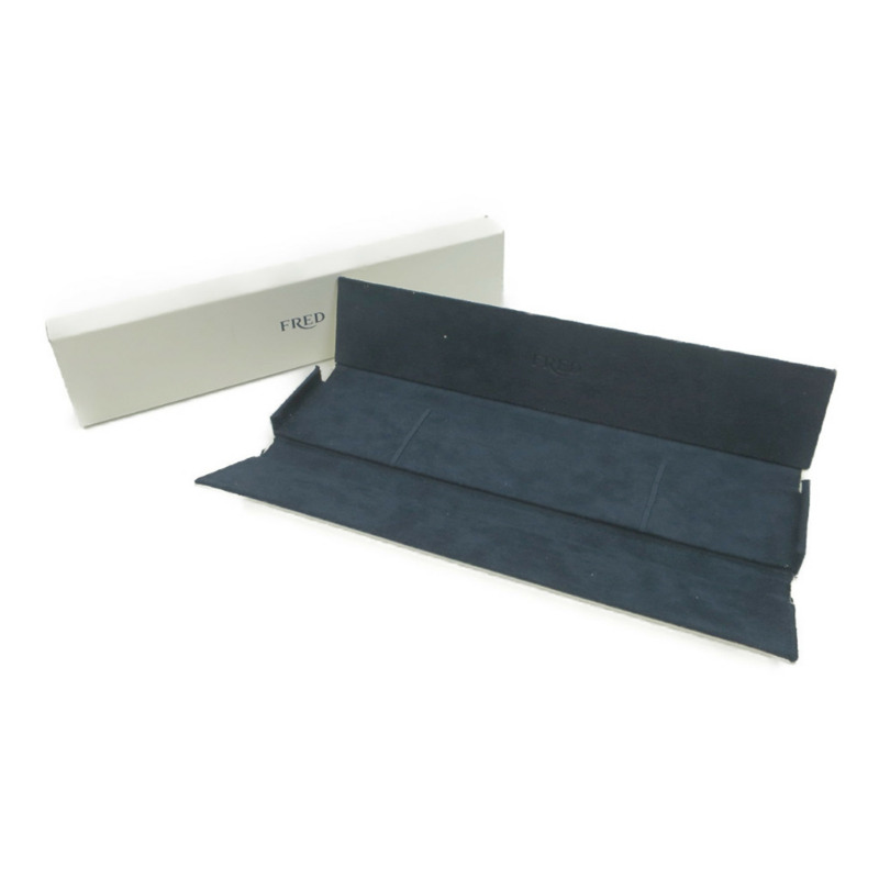 【日本直送】拋光 FRED Force 10 迷你 #15 鑽石 18K 白金鋼手鍊 BF552728-7