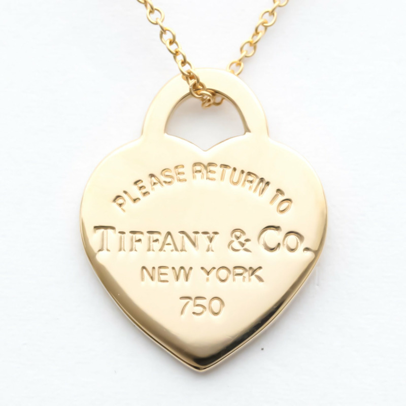 【日本直送】拋光蒂芙尼 Return To Tiffany 心形吊墜 18K 玫瑰金項鍊 BF552826-0