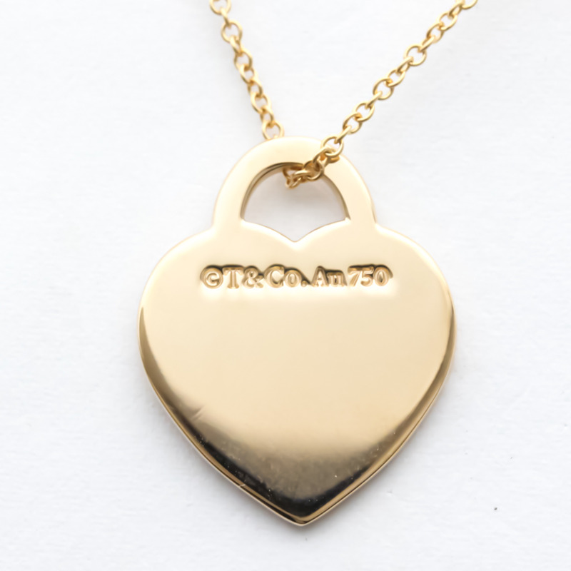 【日本直送】拋光蒂芙尼 Return To Tiffany 心形吊墜 18K 玫瑰金項鍊 BF552826-4