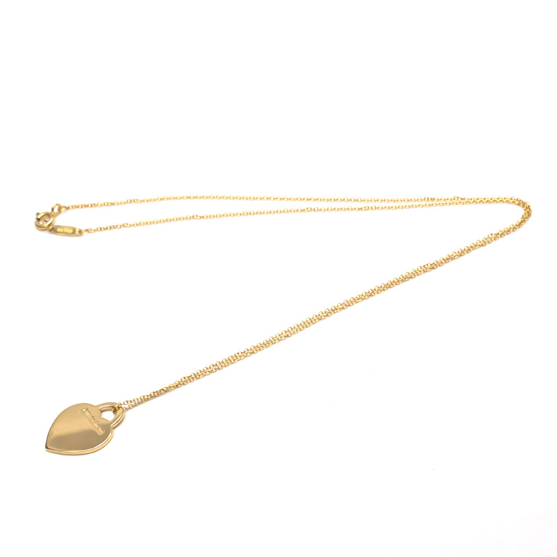 【日本直送】拋光蒂芙尼 Return To Tiffany 心形吊墜 18K 玫瑰金項鍊 BF552826-8