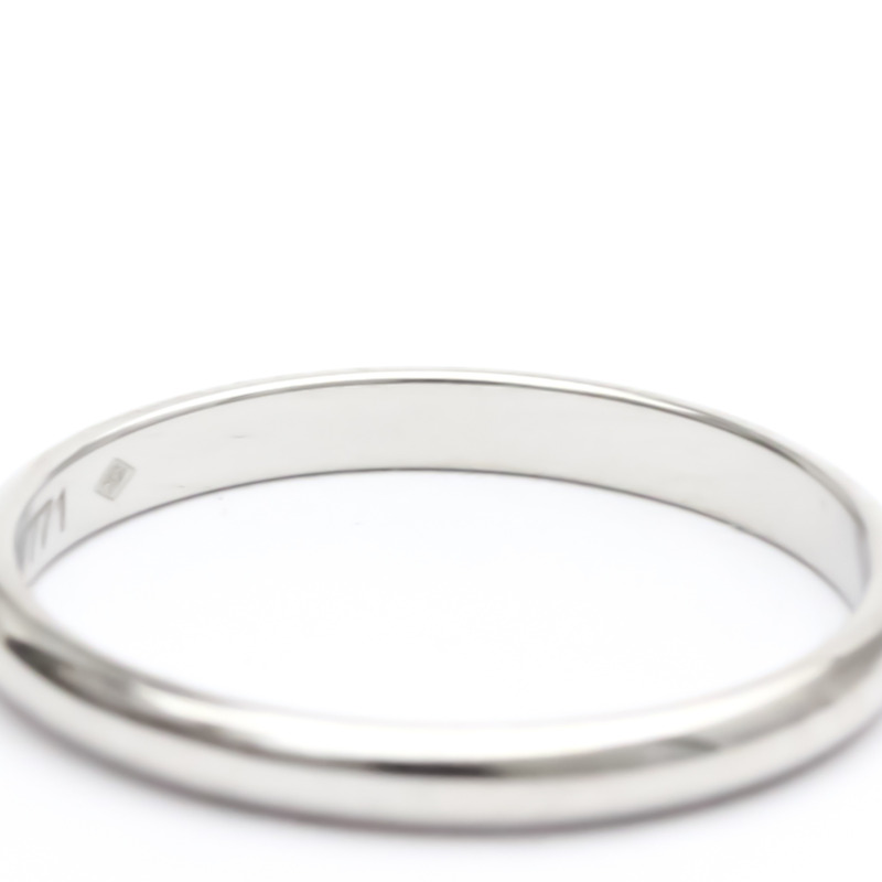 【日本直送】拋光卡地亞 1895 結婚戒指 #58 美國 8 鉑金 BF552537-2