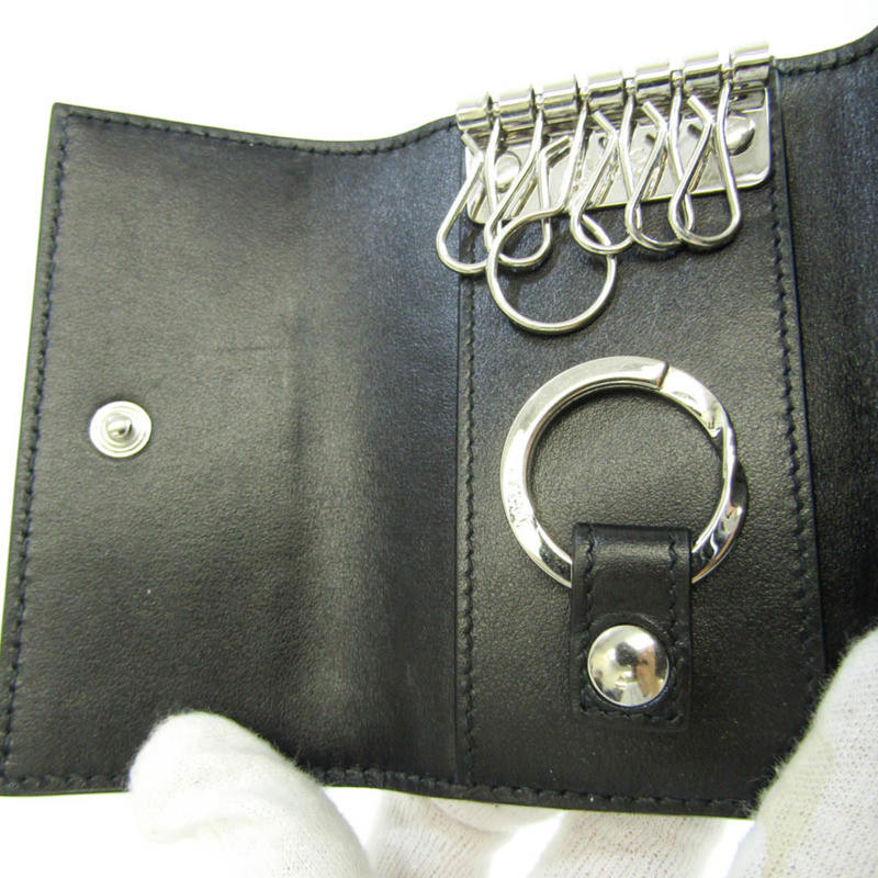 【日本直送】Gucci GG 壓紋 625565 男士皮革鑰匙包 黑色-5