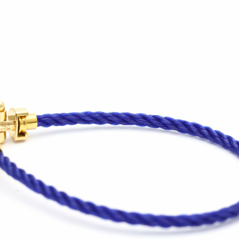 【日本直送】FRED Force 10 中號型號 #14 鑽石 18K 黃金鋼手鍊 BF553626-7