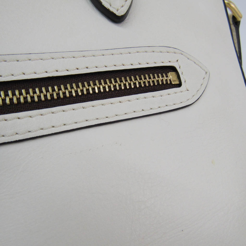 【日本直送】J&M Davidson 女士皮革手提包，單肩包 奶油色-4