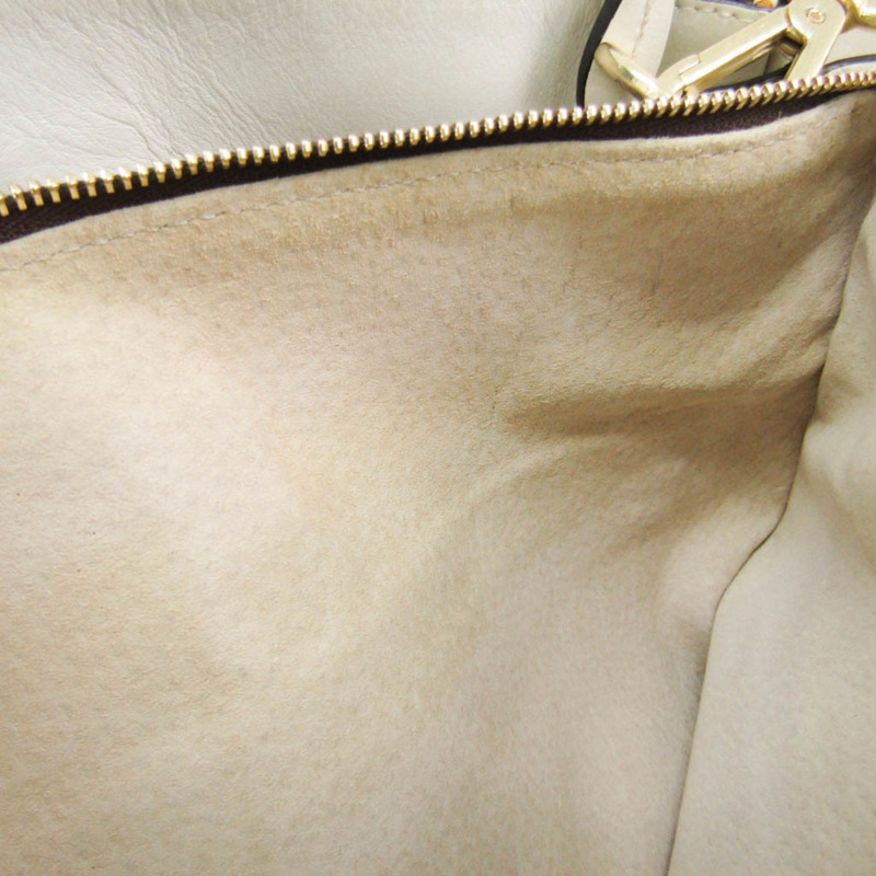 【日本直送】J&M Davidson 女士皮革手提包，單肩包 奶油色-10