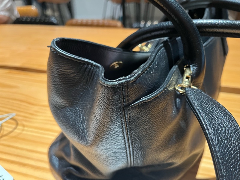 CHANEL CERF TOTE 老香魚子醬牛皮托特-5