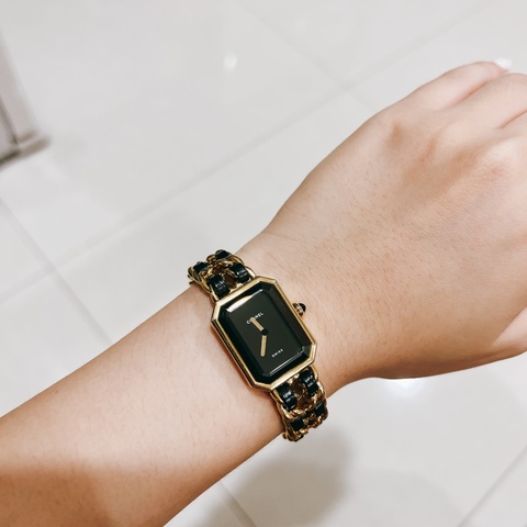 Chanel 香奈兒 首映錶⌚️S號黑金方糖