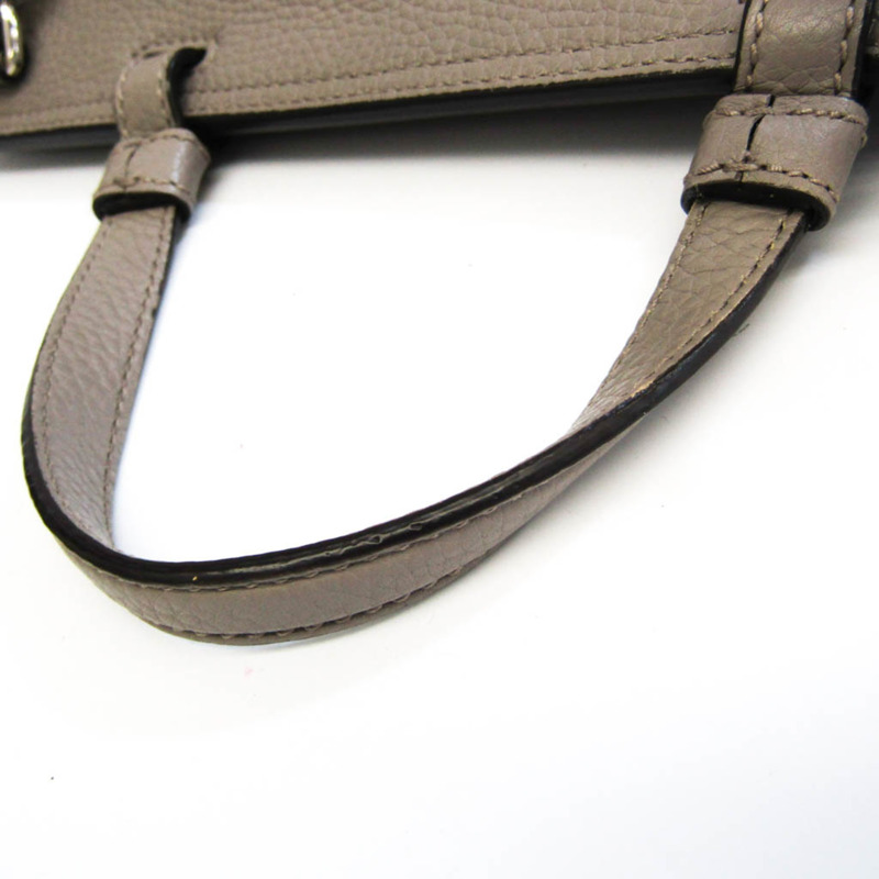 【日本直送】Gucci Daily Bamboo 392013 女款皮革，竹節手袋，單肩包 灰色-7