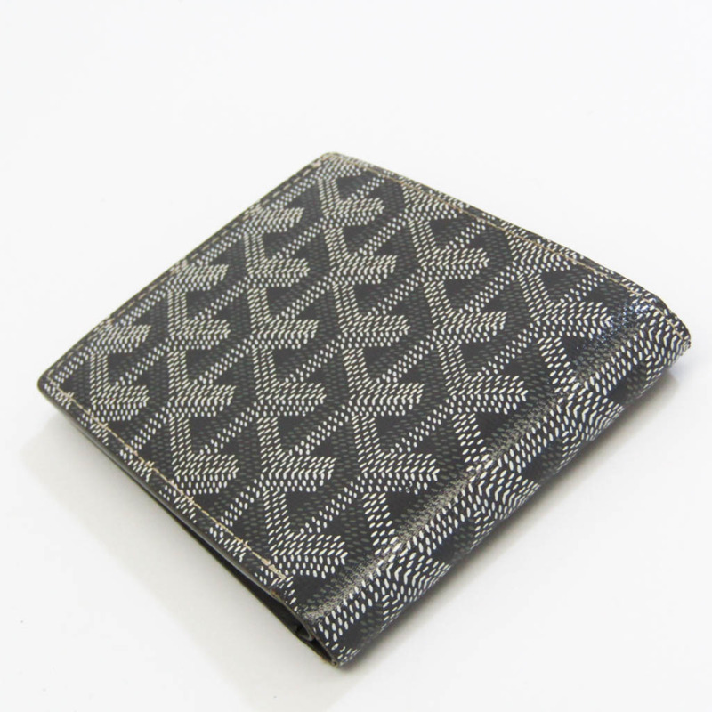 【日本直送】Goyard PORTE ST FLORENTIN 2 NOIR 男士皮革錢包（雙折）灰色-1