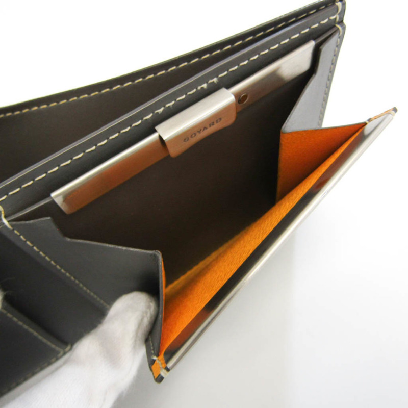 【日本直送】Goyard PORTE ST FLORENTIN 2 NOIR 男士皮革錢包（雙折）灰色-3