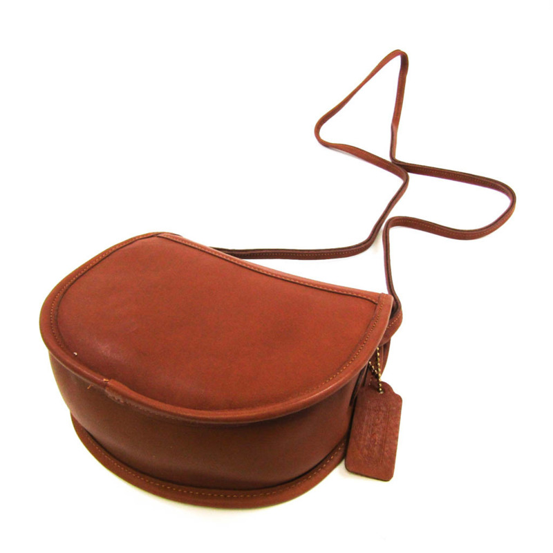 【日本直送】Coach Old Coach 0282 345 女式皮革單肩包駝色-1