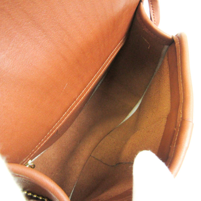 【日本直送】Coach Old Coach 0282 345 女式皮革單肩包駝色-2