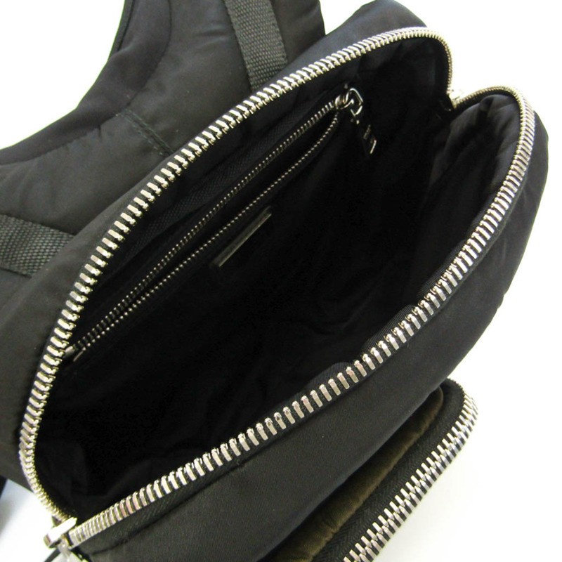 【日本直送】Prada 2VZ044 男款，女款尼龍雙肩包 黑色，卡其色-2