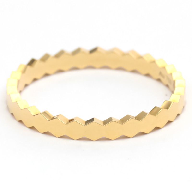 【日本直送】Chaumet Be My Love 蜂巢戒指 081931 玫瑰金 (18K) 時尚無石戒指-2