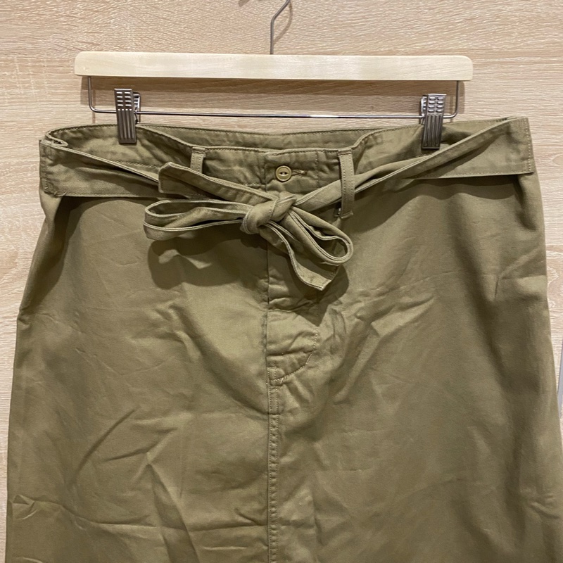 日本製Beamsboy經典卡其色牛仔裙-1