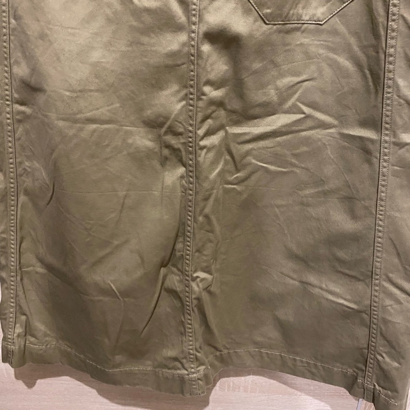 日本製Beamsboy經典卡其色牛仔裙-3