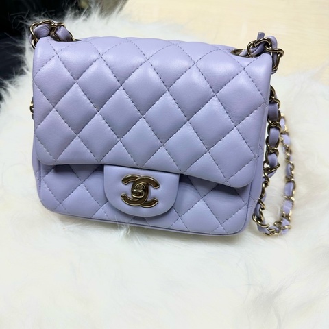 Chanel 🇫🇷 Classic Flat Bag(mini)迷你口蓋包-方胖子