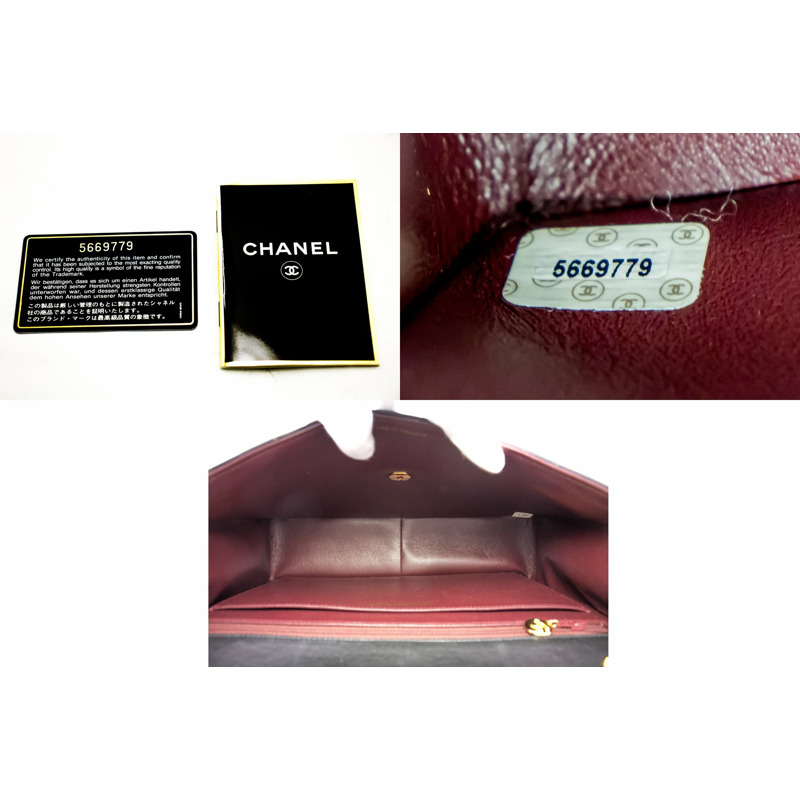 【日本直送】香奈兒 Jumbo 11 英寸大號鏈條單肩包翻蓋黑色小羊皮【結帳輸入折扣碼 : 1212 現折$3000】-8