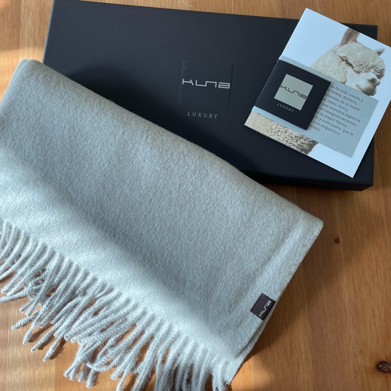 「kuna Luxury」100% Royal Alpaca圍巾-1
