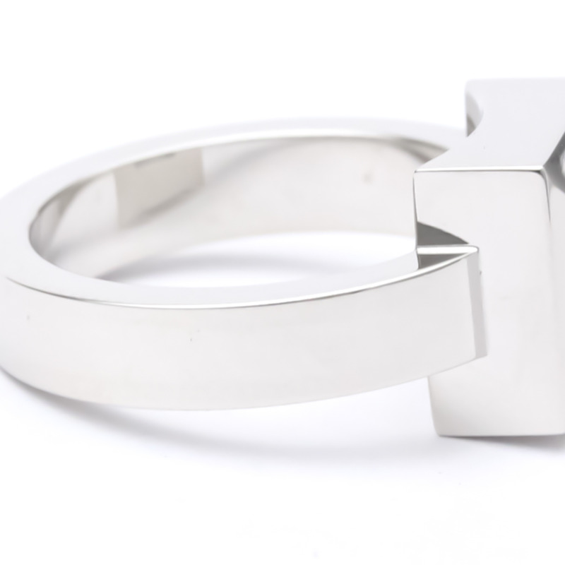 【日本直送】拋光 CHOPARD 快樂鑽石方形戒指 18K 白金 82/2938-20 BF553346-4