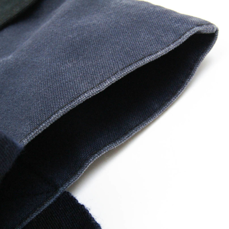 【日本直送】Hermes Fourre Tout Cabas 中性棉帆布托特包黑色，海軍藍-6