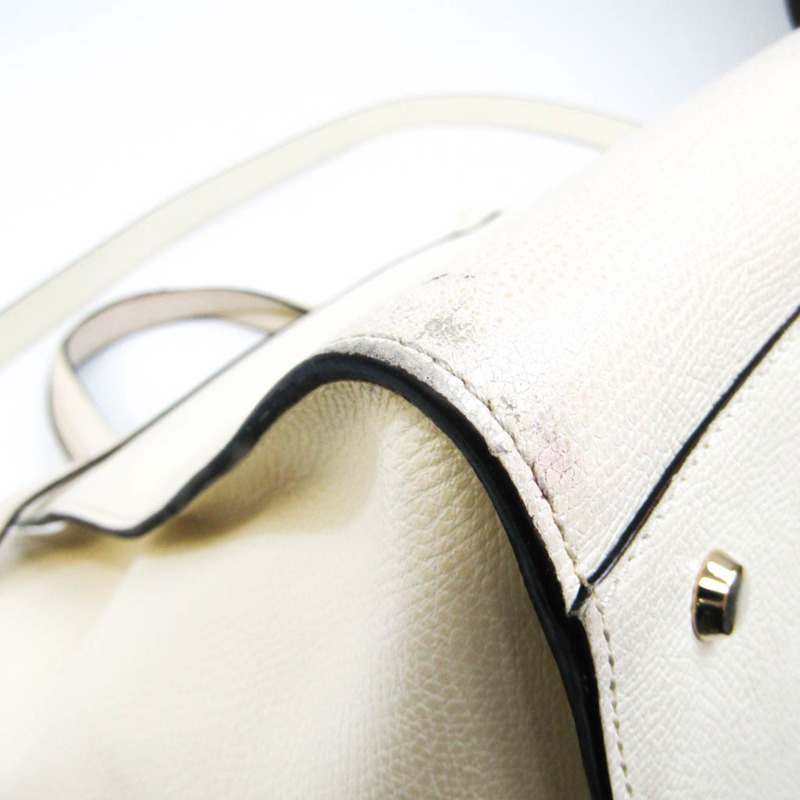 【日本直送】Valextra B-cube 男士，女士皮革手提包，單肩包 米白色-4