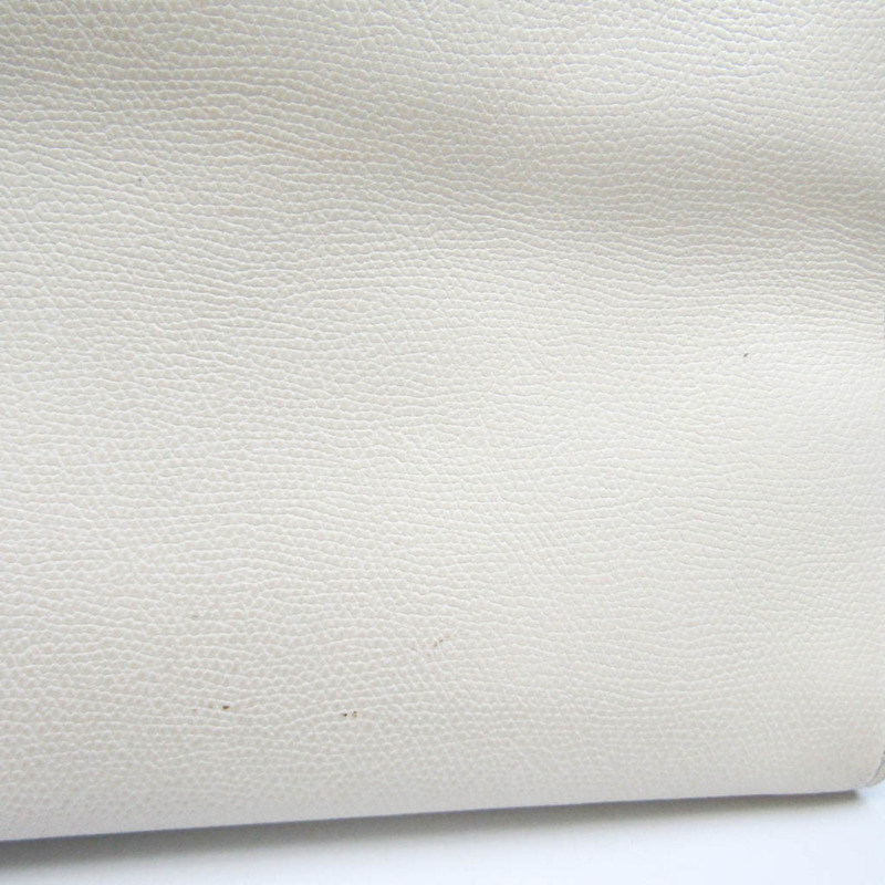 【日本直送】Valextra B-cube 男士，女士皮革手提包，單肩包 米白色-6