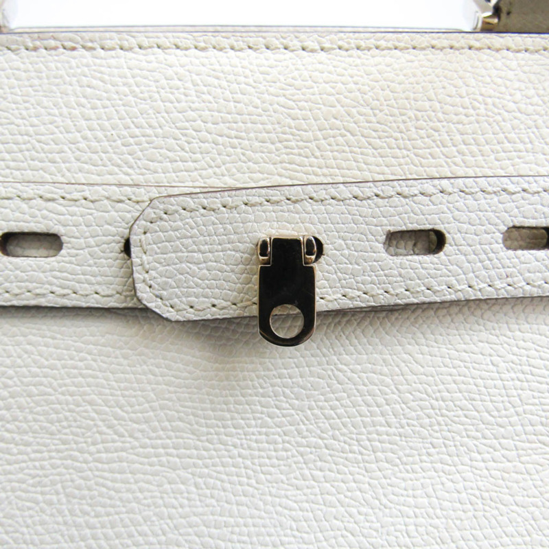 【日本直送】Valextra B-cube 男士，女士皮革手提包，單肩包 米白色-7