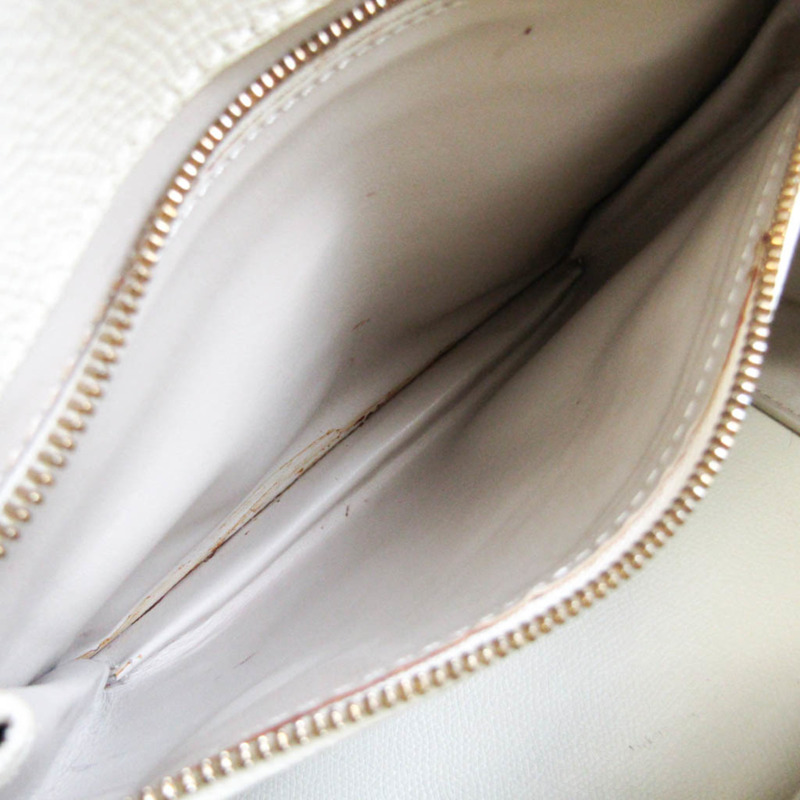 【日本直送】Valextra B-cube 男士，女士皮革手提包，單肩包 米白色-11