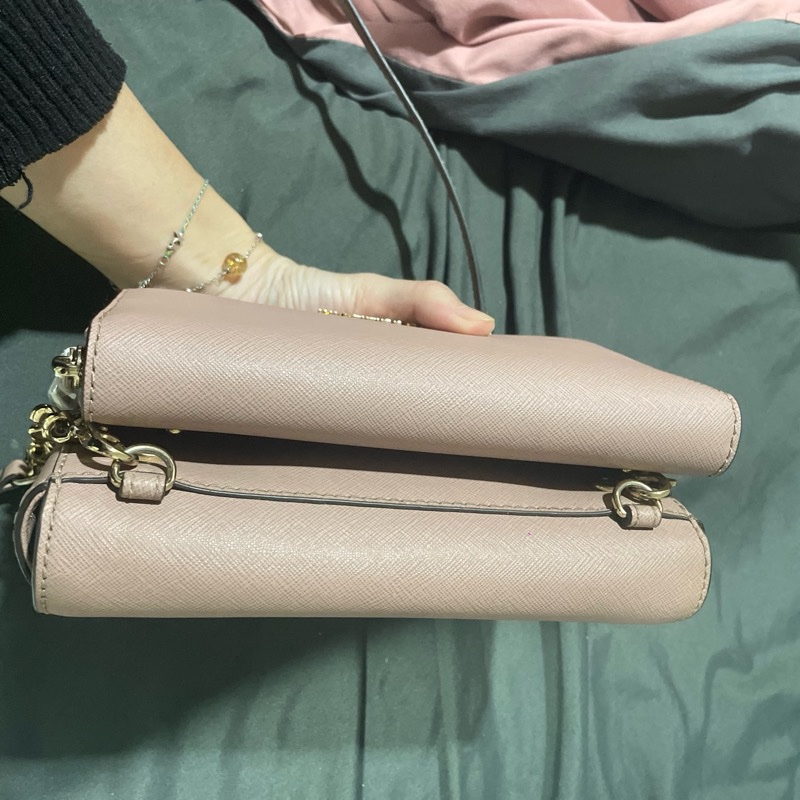 Michael Kors 乾燥玫瑰粉包包+長夾-2