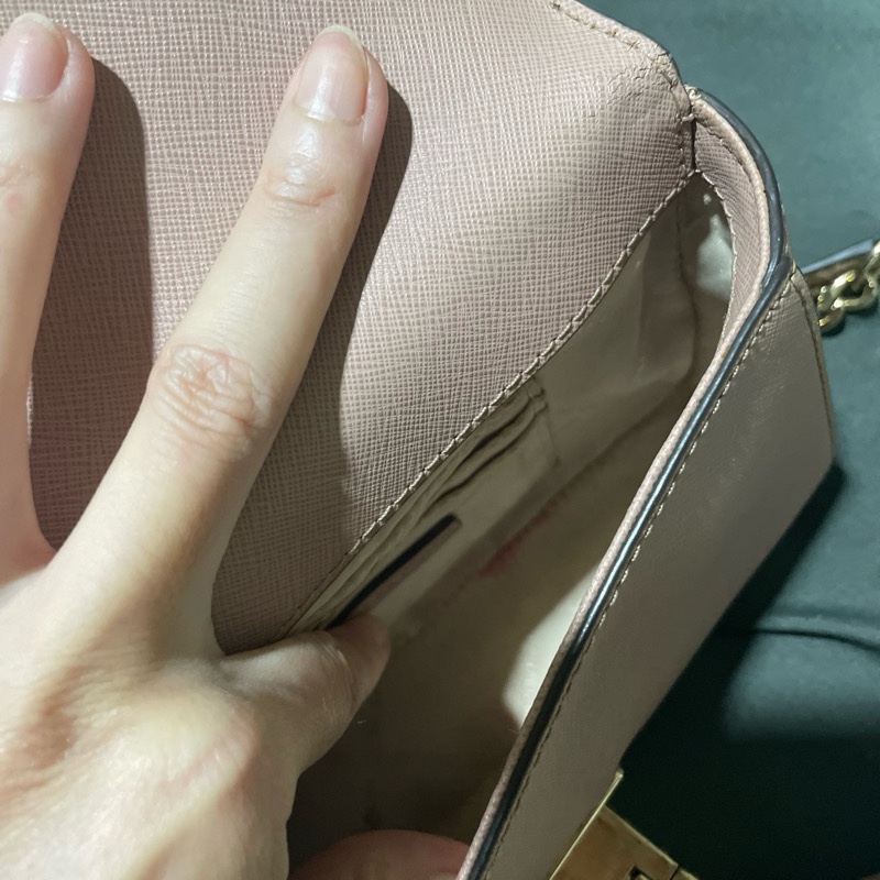 Michael Kors 乾燥玫瑰粉包包+長夾-3