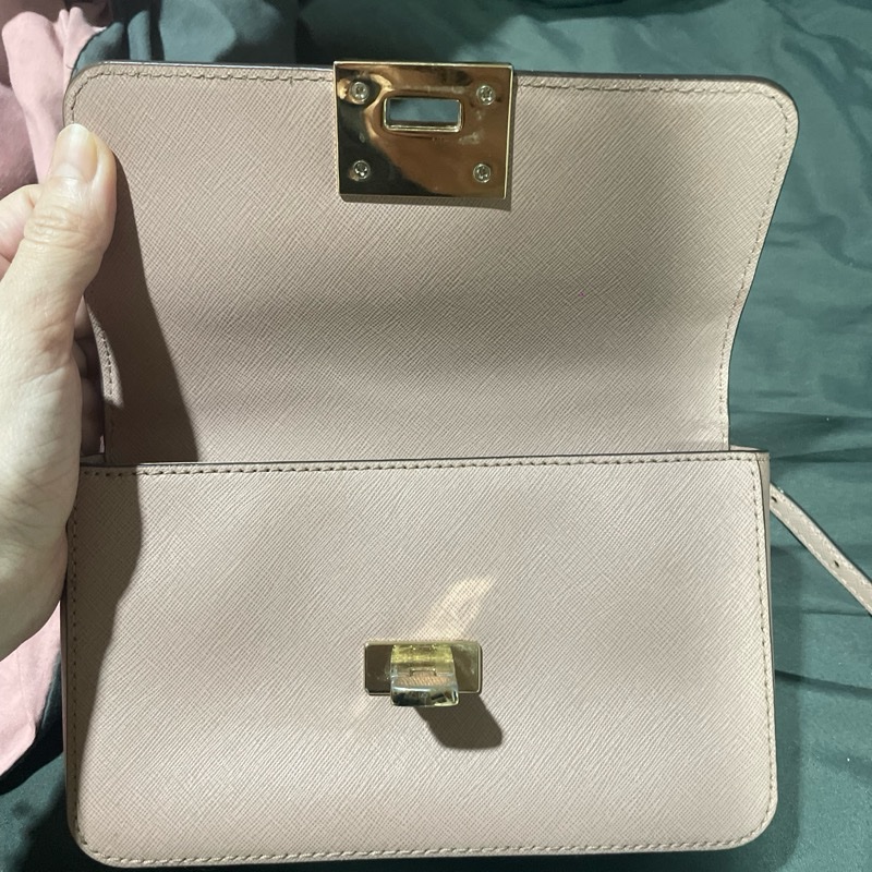 Michael Kors 乾燥玫瑰粉包包+長夾-14